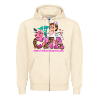 Sandshell cna certified nursing assistant Zipper Hoodie - AdoDesignShop