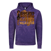 Cloud Purple educated motivated elevated melanated Vintage Hoodie - texasbilliewilder