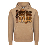 Vintage Coffee educated motivated elevated melanated Vintage Hoodie - texasbilliewilder