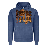 Vintage Denim educated motivated elevated melanated Vintage Hoodie - texasbilliewilder