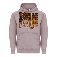 Vintage Zinc educated motivated elevated melanated Vintage Hoodie - texasbilliewilder