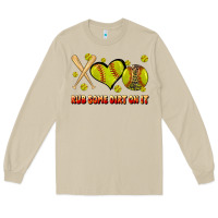 Mushroom rub some dirt on it softball Long Sleeve Tee - JahusDesignShop
