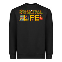 Black principal life Heavyweight Sweatshirt - texasbilliewilder