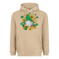 Mushroom st patrick's day shamrock sunflowers gnome Heavyweight Hoodie - MaliasSmallBusiness