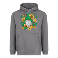 Storm st patrick's day shamrock sunflowers gnome Heavyweight Hoodie - MaliasSmallBusiness