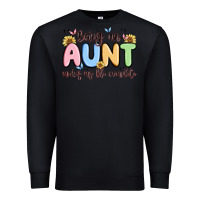 Black being an aunt makes my life complete Premium Sweatshirt - MaliasSmallBusiness