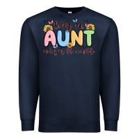 Navy being an aunt makes my life complete Premium Sweatshirt - MaliasSmallBusiness
