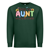 Sports Green being an aunt makes my life complete Premium Sweatshirt - MaliasSmallBusiness