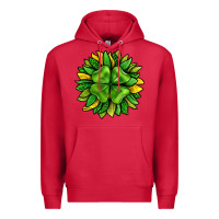 Cardinal St. Patricks Sunflower With Clover Premium Hoodie - BundleAndBundleShop