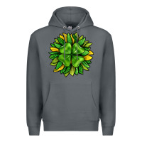 Rock St. Patricks Sunflower With Clover Premium Hoodie - BundleAndBundleShop