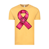 Vintage Mustard breast cancer awareness ribbon Vintage Tee - RanaPortraitStore