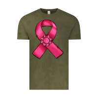 Vintage Olive breast cancer awareness ribbon Vintage Tee - RanaPortraitStore