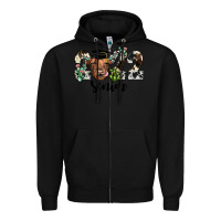 Black highland cow 2022 Zipper Hoodie - JahusDesignShop