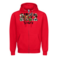 Red highland cow 2022 Zipper Hoodie - JahusDesignShop