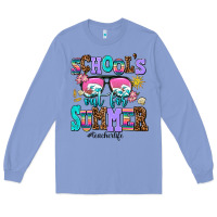 Colony Blue school's out for summer teacherlife Long Sleeve Tee - AdoDesignShop