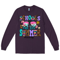 Plum school's out for summer teacherlife Long Sleeve Tee - AdoDesignShop