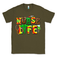 Army Green juneteenth nurse life Classic Tee - AdoDesignShop