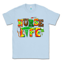 Dusty Blue juneteenth nurse life Classic Tee - AdoDesignShop