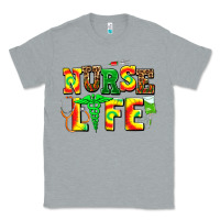 Heather Grey juneteenth nurse life Classic Tee - AdoDesignShop