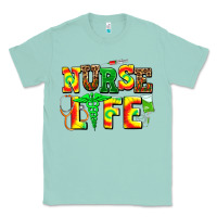 Seafoam juneteenth nurse life Classic Tee - AdoDesignShop