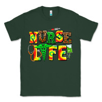 Sports Green juneteenth nurse life Classic Tee - AdoDesignShop
