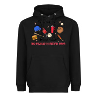 Black i'm a hot mess,always stressed,and proudly a baseb Heavyweight Hoodie - MaliasSmallBusiness