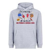 Heather Grey i'm a hot mess,always stressed,and proudly a baseb Heavyweight Hoodie - MaliasSmallBusiness