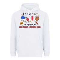 White i'm a hot mess,always stressed,and proudly a baseb Heavyweight Hoodie - MaliasSmallBusiness