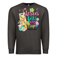 Smoke easter jesus fills my cup Premium Sweatshirt - MaliasSmallBusiness