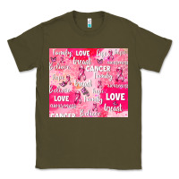 Army Green breast cancer awareness pink Classic Tee - AdoDesignShop