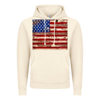 Vintage Artic American flag leopard cowhide Vintage Hoodie - JahusDesignShop