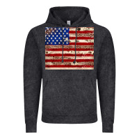 Vintage Black American flag leopard cowhide Vintage Hoodie - JahusDesignShop