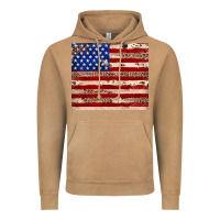 Vintage Camel American flag leopard cowhide Vintage Hoodie - JahusDesignShop