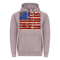 Vintage Zinc American flag leopard cowhide Vintage Hoodie - JahusDesignShop