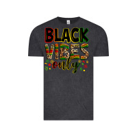 Vintage Black black vibes only Vintage Tee - Zillion Design Studio