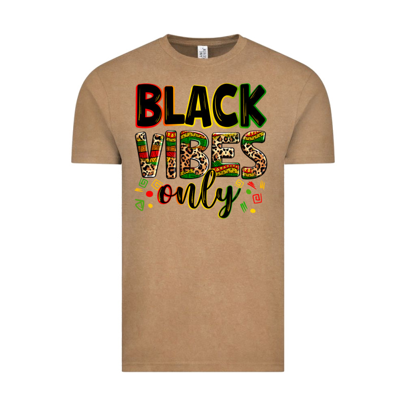 Black Vibes Only Vintage Tee by Zillion Design Studio | Teevron