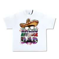 White nacho average dad Urban Heavy Tee - CTS Tumbler Store