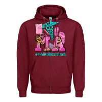 Burgundy m a medical assistant Zipper Hoodie - AdoDesignShop