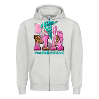 Dove Grey m a medical assistant Zipper Hoodie - AdoDesignShop