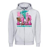 M A Medical Assistant Zipper Hoodie | Teevron