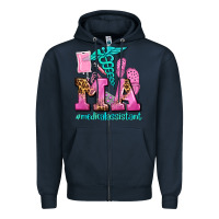 Navy m a medical assistant Zipper Hoodie - AdoDesignShop