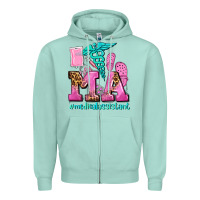 Seafoam m a medical assistant Zipper Hoodie - AdoDesignShop