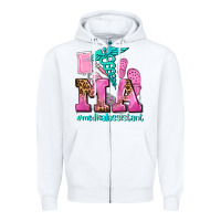 White m a medical assistant Zipper Hoodie - AdoDesignShop