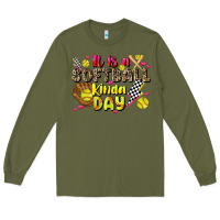 Army Green it is a softball kinda day Long Sleeve Tee - JahusDesignShop