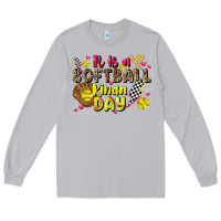 Moon Dust it is a softball kinda day Long Sleeve Tee - JahusDesignShop