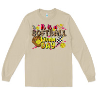 Mushroom it is a softball kinda day Long Sleeve Tee - JahusDesignShop