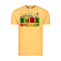 Vintage Mustard black the prime element Vintage Tee - Zillion Design Studio