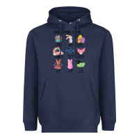 Navy gos says ı am easter Heavyweight Hoodie - MaliasSmallBusiness