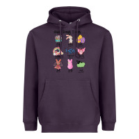 Plum gos says ı am easter Heavyweight Hoodie - MaliasSmallBusiness