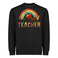 Black preschool teacher Heavyweight Sweatshirt - texasbilliewilder